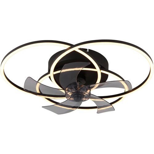 Globo 03645 - LED prigu&scaron;iva stropni ventilator ALIA LED/40W/230V 3000-6500K crna+daljinski upravljač Cene