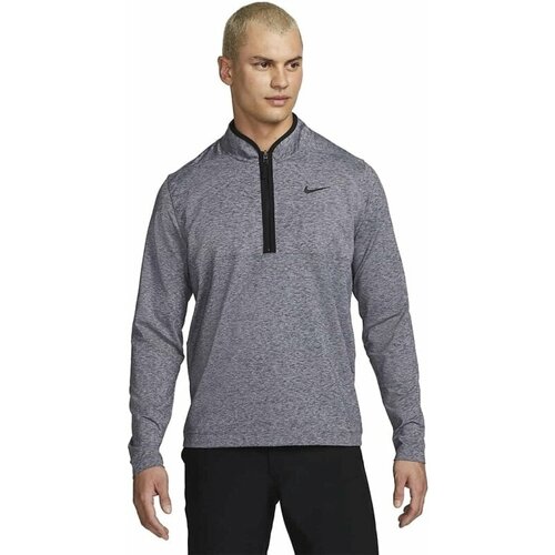 Nike Dri-Fit Victory Heather Mens Half-Zip Top Obsidian/Pure/Black/Black S Slike