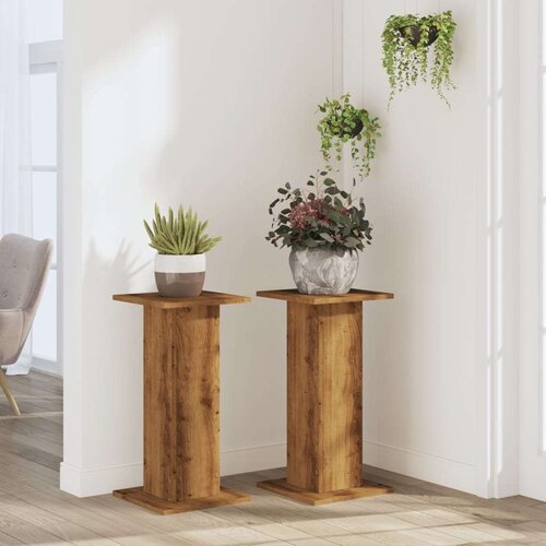 vidaXL Stalci za biljke 2 kom 30 x 30 x 60 cm konstruirano drvo Cene