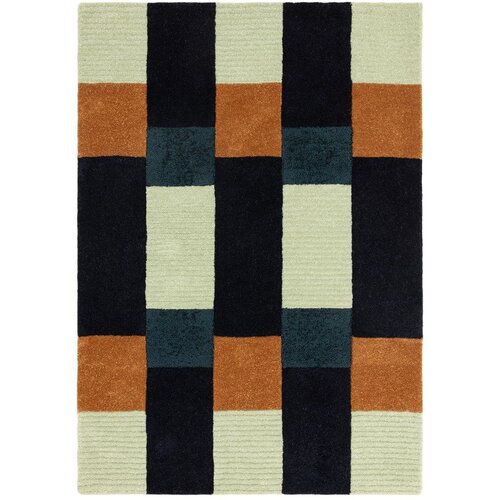 MADE Temno modra ročno tkana preproga iz recikliranih vlaken 120x170 cm Franka &amp;ndash; Slike