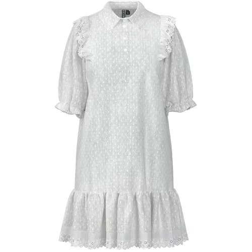 Pieces Košulja haljina 'AGNETA' bijela