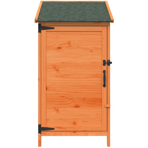  Vrtna &amp;Scaron;upa s krovom Smeđa 59 x 56 x 113,5 cm Čvrsto drvo jele Slike
