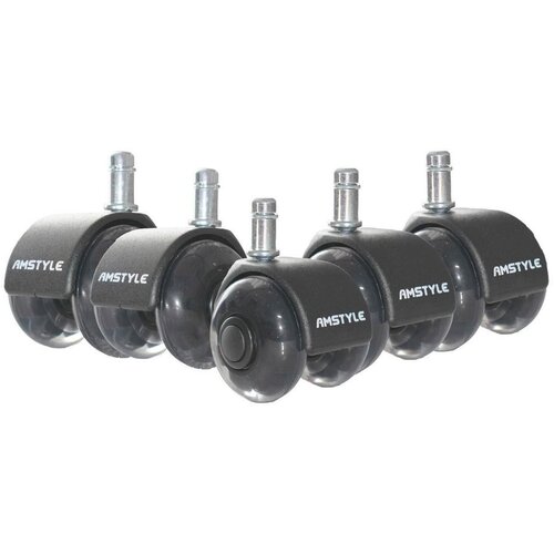 Livetastic Set Kolesc Za Vrtljivi Stol Universal, Črna, 5-Delni Cene