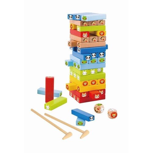 Tooky Toy drvena jenga životinje 704 Cene