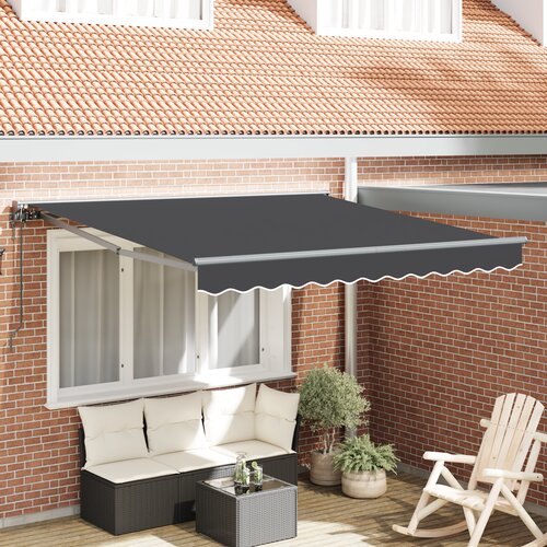 VidaXL Samodejna Zložljiva Senčnica - Antracit 300x250 cm Slike