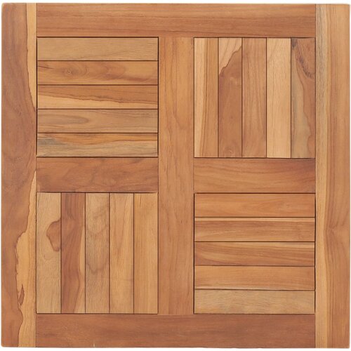 vidaXL Stolna ploča od masivne tikovine 60 x 60 x 2 5 cm Cijene