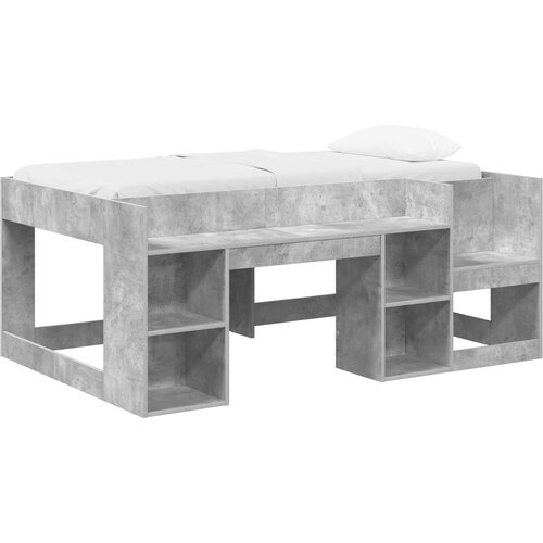  Krevet za djecu s ladicama Betonska siva 80 x 160 cm Slike