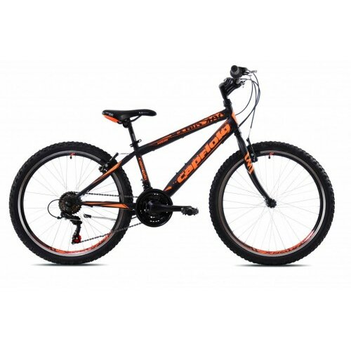 Capriolo dečiji bicikl Rapid 24 crno-oranž Slike