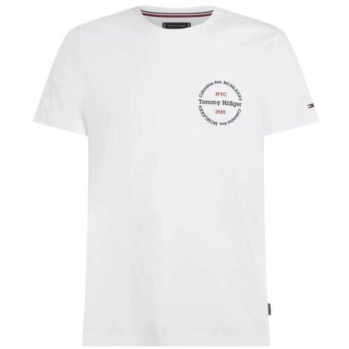 Tommy Hilfiger bela muška majica  THMW0MW34390-YBR Cene