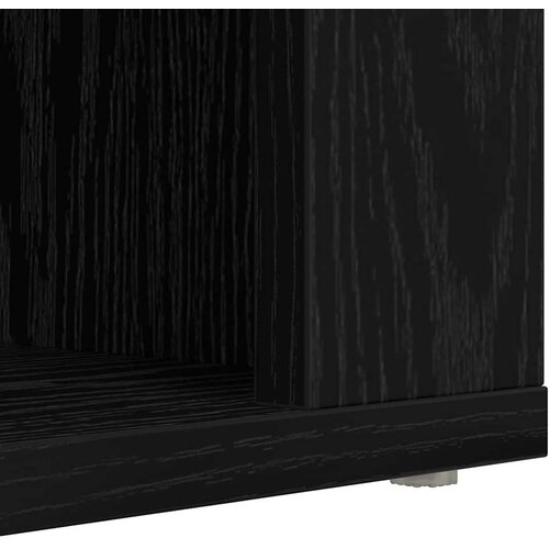  Polica za cipele Crni hrast 75 x 35 x 45 cm Konstruirano drvo Slike