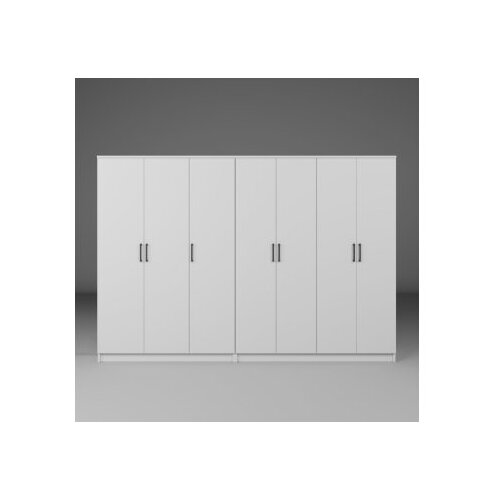 Hanah home Ormar Kardelen 1600-106, 280x180x51.8 cm, Bijeli Slike