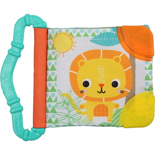 Bright Starts Teether &amp;amp; Rattle grizalo 3m+ Lion 1 kos Slike