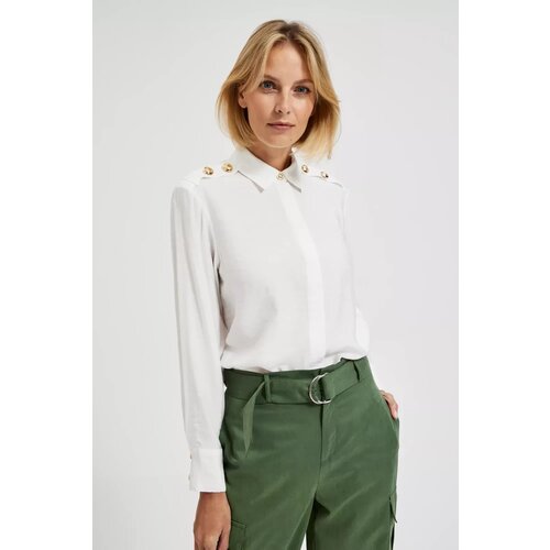Marisse Women's Shirt L-Ko-4307 Off White Cene
