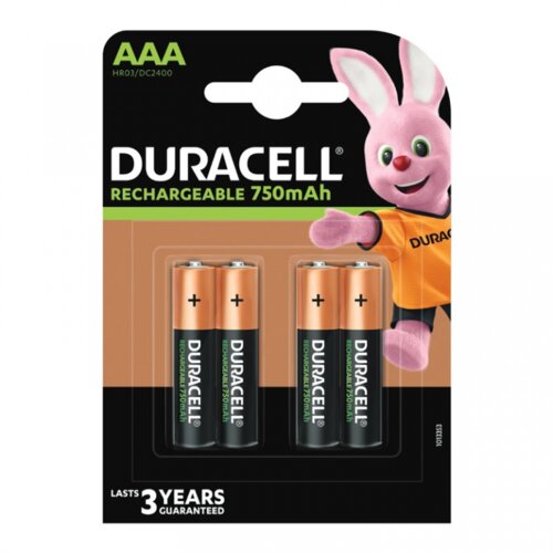 Duracell AAA 1/ 4 1.2V 750mAh Ni-MH punjiva baterija pakovanje 4kom Cene