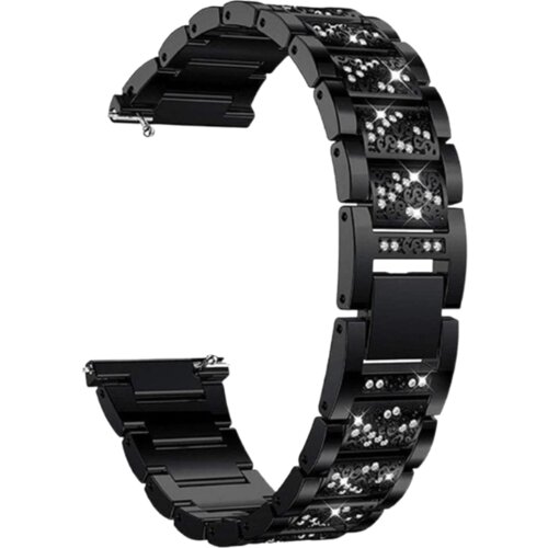 Chameleon Kovinski pašček za uro Diamond 18mm, črn Cene