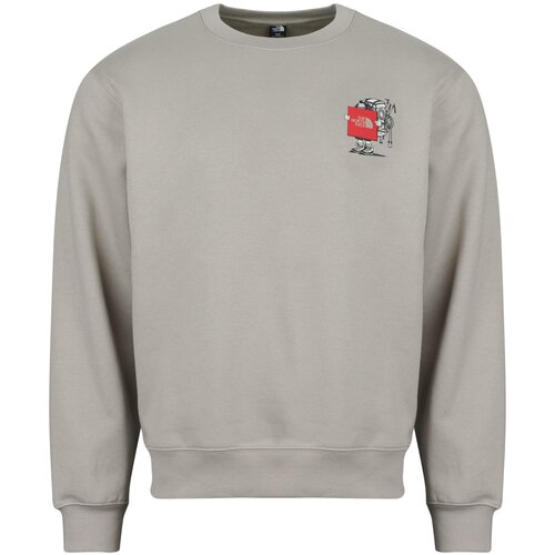 The North Face U GEAR UP GET OUT RLX CREW-GRAPHIC Siva Slike