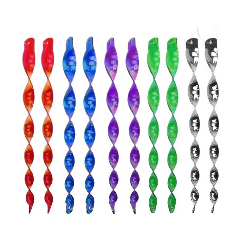 INF Odsevne spirale / stra&scaron;ila 10 kom MultiColor 30 cm, (21583598) Cene