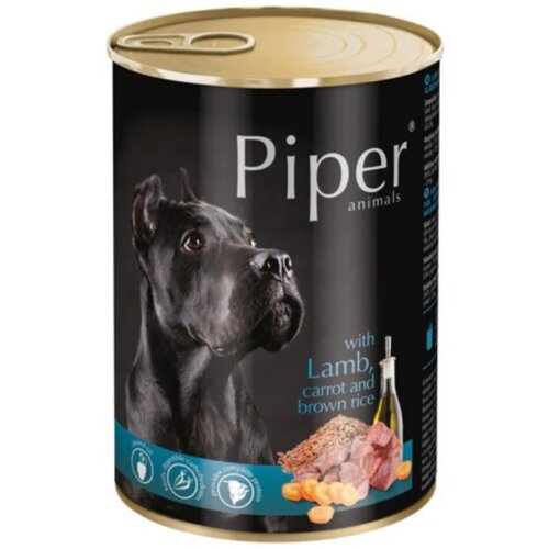Piper vlažna hrana za pse jagnjetina i šargarepa 400g Slike