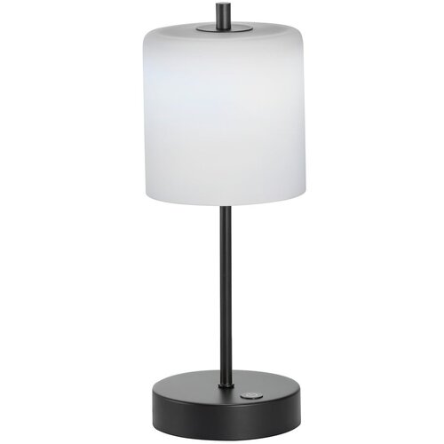 Fischer & Honsel Črna/bela LED zatemnitvena namizna svetilka (višina 34,5 cm) Riva – Cene