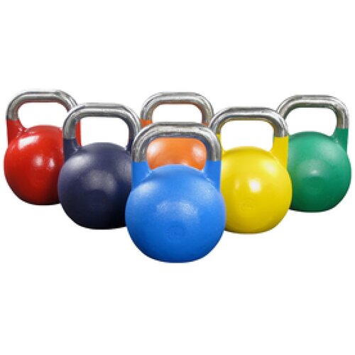Kettlebell Takmičarski, Narandžasti, 28 kg Slike