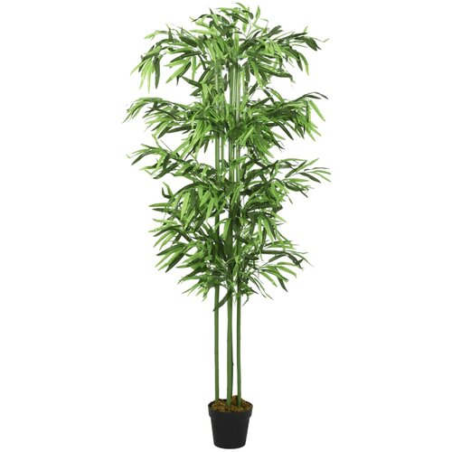 vidaXL Umetno bambusovo drevo 384 listov 120 cm zeleno Cene