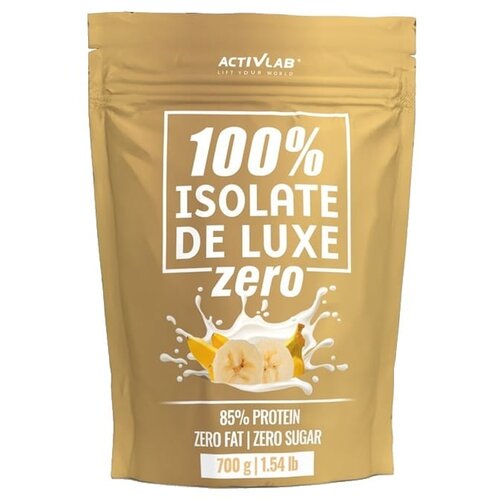 ACTIVLAB 100% Isolate De Luxe proteini z okusom banane (700 g) Slike