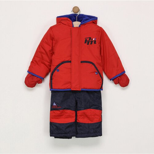 Peak Mountain Hlače Ensemble de ski layette LIMA Rdeča Slike