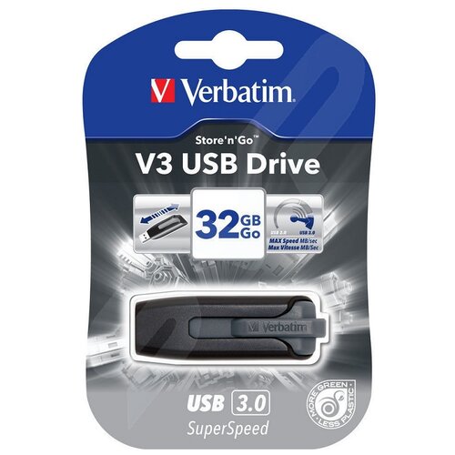 Verbatim USB-ključ 32 GB V3 Drive 49173, USB 3.0 Slike