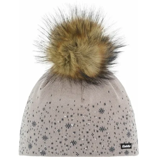 Eisbär Rana Lux Crystal Beanie Brushed Silver/Anthrazit/Beige UNI Skijaška kapa