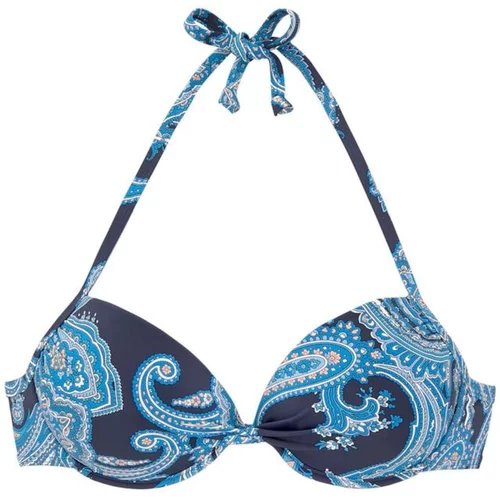 Lascana Bikini gornji dio 'Boho' mornarsko plava