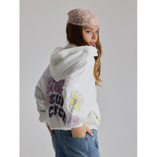 Reserved GIRLS` JOGGING TOP - krem Cene