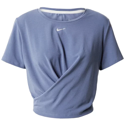 Nike Funkcionalna majica golobje modra / srebrna