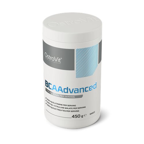 OSTROVIT bcaadvanced 450 g &amp;ndash; bcaa kompleks za energiju i regeneraciju mi&amp;scaron;ića - zelena jabuka Slike