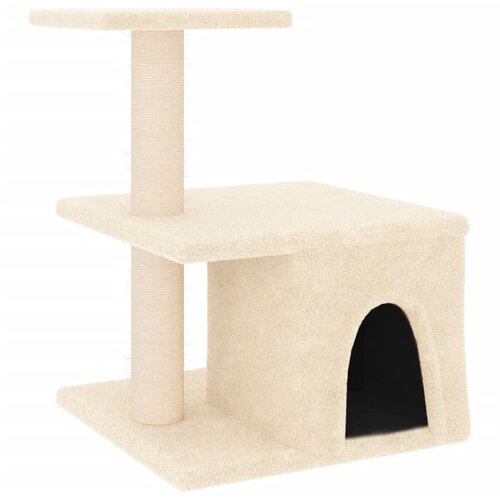 Penjalica za mačke sa stupovima za grebanje krem 48 cm Slike