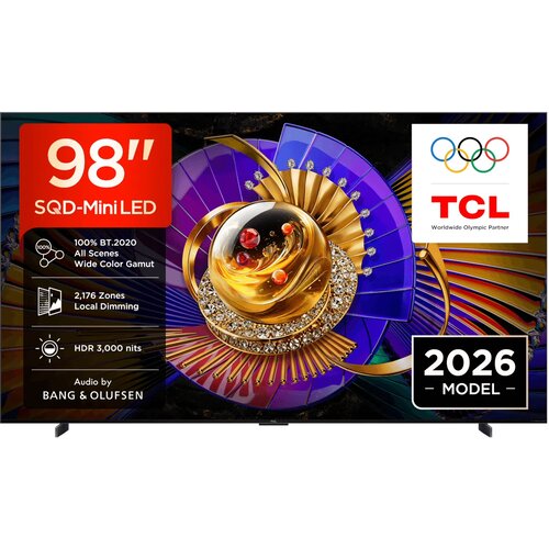 Tcl SQD Mini-LED TV 98&amp;quot; 98C7L, Google TV Slike