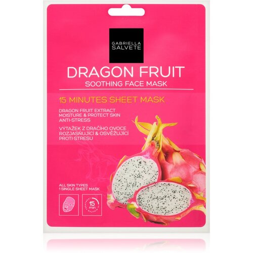 Gabriella Salvete Face Mask Dragon Fruit umirujuća sheet maska 1 kom Cijene