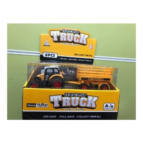 Merx igračka traktor 9.5cm metal plastika ( MS01423 ) Slike
