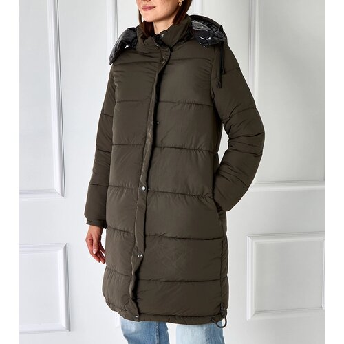 Gemre Black-green reversible long Cesario jacket Slike
