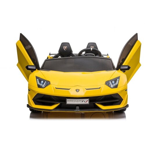  Licencirani auto na akumulator Lamborghini Aventador SX2028 - dvosjed - žuti Slike