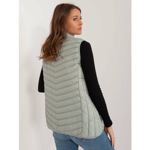 Fashion Hunters Women's pistachio vest without hood SUBLEVEL Slike
