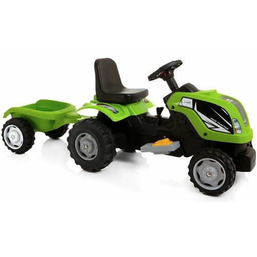 traktor na akumulator za decu sa prikolicom zeleni (model 298 zeleni) Slike