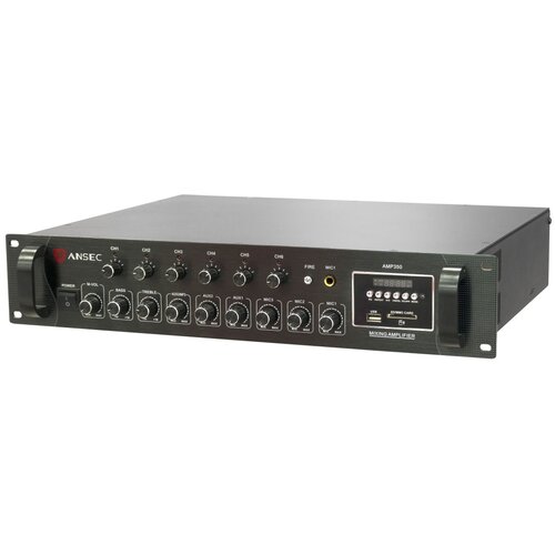 Ansec AMP150 Pojačalo sa FM prijemnikom i USB ulazom i integrisanim Bluetoothom, izlazne snage 150W. Slike