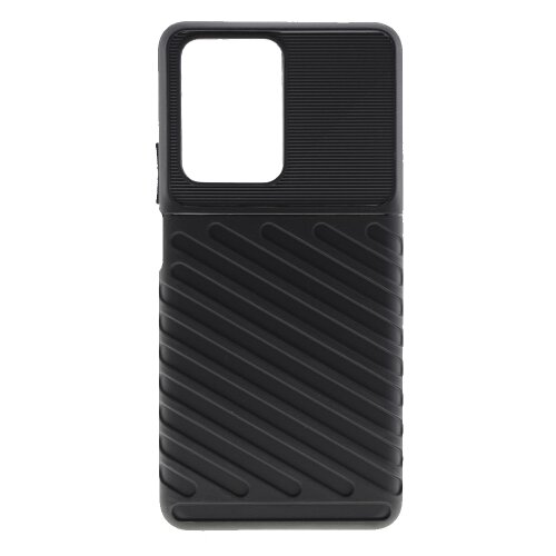 Onasi silikonski ovitek tunder armor za samsung galaxy S23 5G - črn Slike