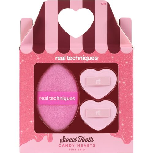 Real Techniques Sweet Tooth Candy Hearts set gobic za tekoči puder Cene