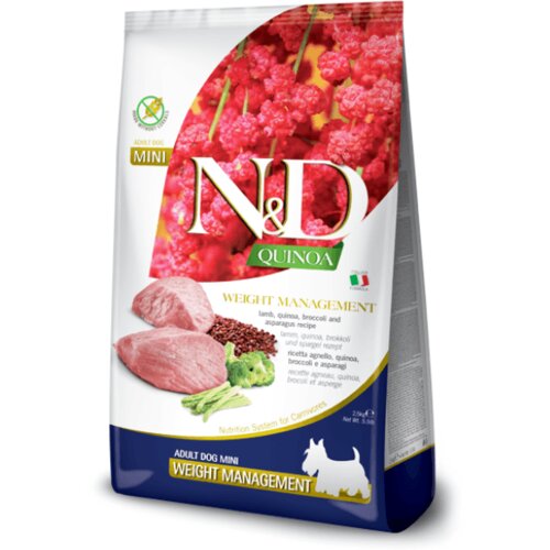 N&d Quinoa Weight Management Lamb&Broccoli Mini 7kg Cene