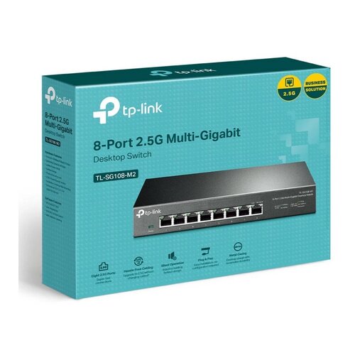 Tp-link Mrežno stikalo TL-SG108-M2, 8-portno, gigabit Cene