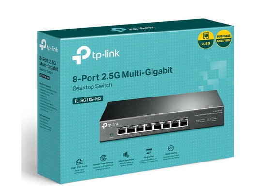 Tp-link TL-SG108-M2 8-Port 2.5G Multi-Gigabit Desktop Switch Slike