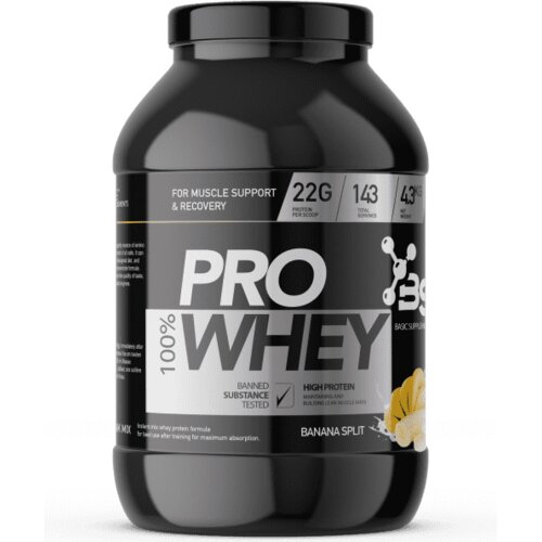 Basic Supplements Whey Protein Pro, Banana split, 4.3kg Cene