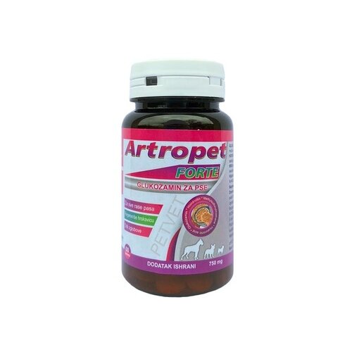 InterAgroVet artropet forte dodatak ishrani za pse, 750mg, 60 tableta Cene