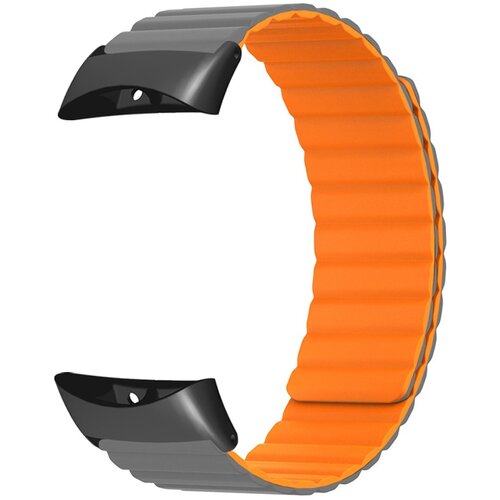 INF Združljiv s Garmin Forerunner 45/45S/Swim 2 silikonski magnetni pa&scaron;ček Grey+Orange, (5000085441) Cene